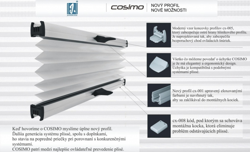 Látkové roletky / PLISSÉ ŽALÚZIE - foto Látkové roletky / PLISSÉ ŽALÚZIE - foto